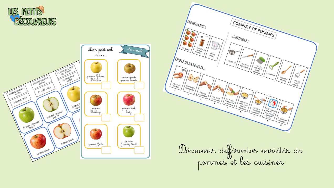 Kit découverte du monde – Les pommes – Image 4